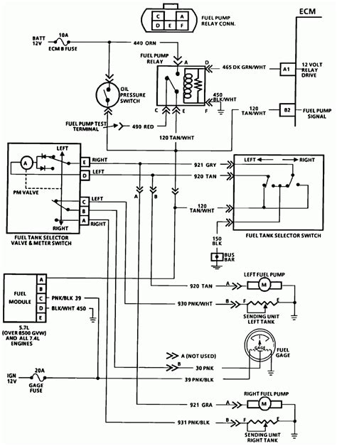 chevy fuel pump wiring diagram 